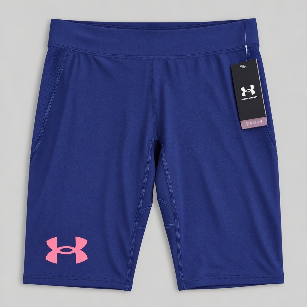 Under Armour Rush Run Half Tight Men's S Blue/Purple Compression Shorts